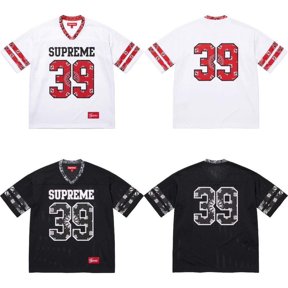 [Supreme] 슈프림 반다나 풋볼 저지