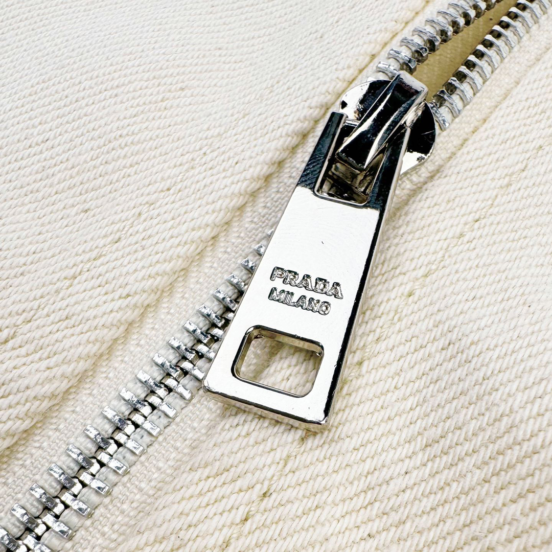 [PRADA] 프라다 불 데님 셔츠 베이지