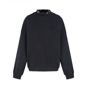 [Balenciaga] 발렌시아가 피어싱 라운드 오버사이즈 스웨트셔츠