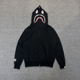 [BAPE] 베이프 샤크 워크 후드 자켓 블랙