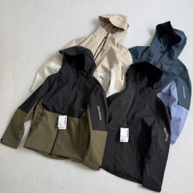 [SALOMON] 살로몬 레인자켓 아우터패스 2.5L 워터루프 프로 자켓