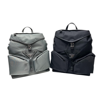 [PRADA] 프라다 리나일론 및 가죽 백팩