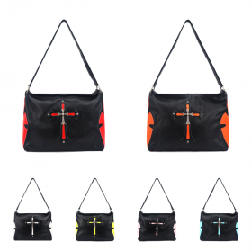 [Chrome Hearts] 크롬하츠 실버 크로스 라이언 숄더백