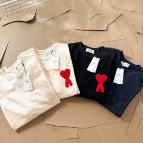 [AMI] 아미 드 꾀흐 패치 스웨트셔츠