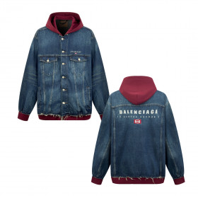 [Balenciaga] 발렌시아가 패치드 데님 재킷