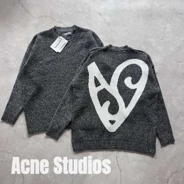 [Acne Studios] 아크네 스튜디오 백 로고 자카드 코튼 니트