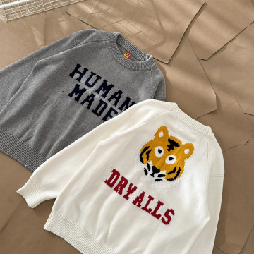 [HUMAN MADE] 휴먼 메이드 타이거 래글런 니트