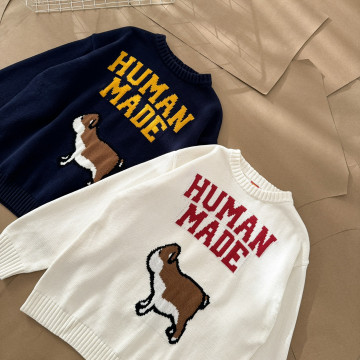 [HUMAN MADE] 휴먼 메이드 도그 래글런 니트