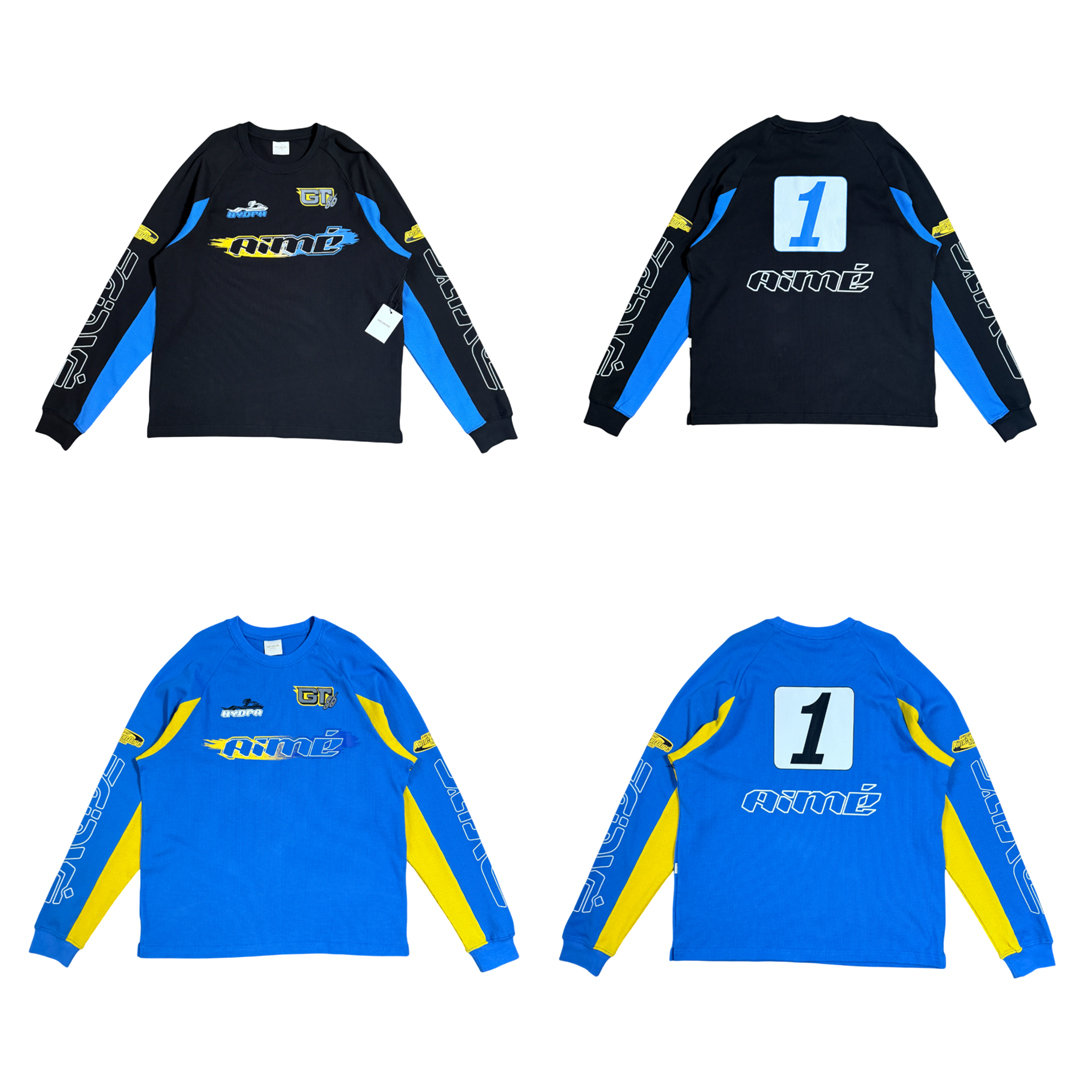 [Aime Leon Dore] 에메 레온 도르 롱슬리브 메쉬 웨이브 러너 티셔츠