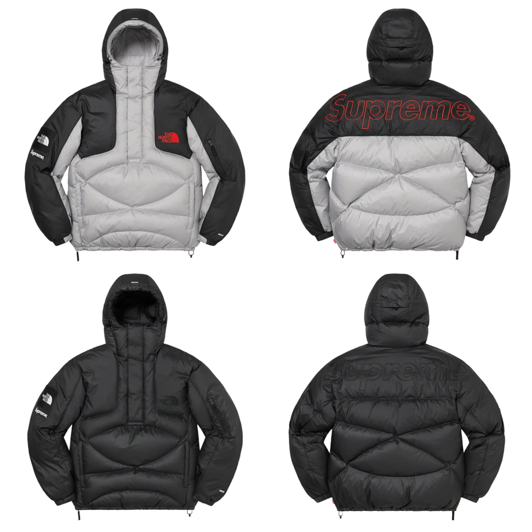 [Supreme] 슈프림 x 노스페이스 800-필 하프 집 후드 풀오버