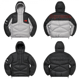 [Supreme] 슈프림 x 노스페이스 800-필 하프 집 후드 풀오버