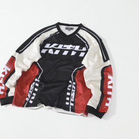 [Kith] 키스 모토 메쉬 롱슬리브 도너번 티셔츠