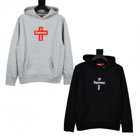 [Supreme] 슈프림 크로스 박스로고 후드 스웨트셔츠
