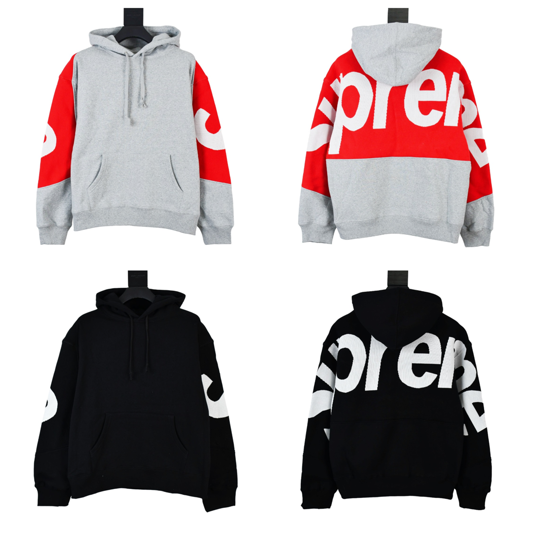 [Supreme] 슈프림 빅 로고 자가드 후드 스웨트셔츠