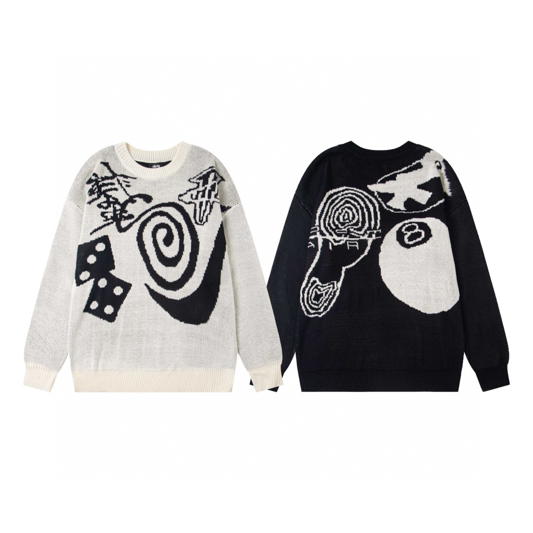 [Nike X Stussy] 나이키 X 스투시 NRG 롱슬리브 니트 스웨터 파슬