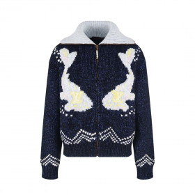 [Louis Vuitton] 루이비통 지퍼 니티드 블루종