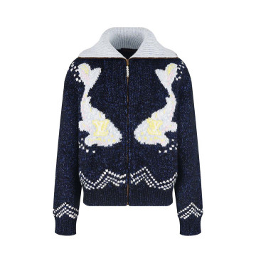 [Louis Vuitton] 루이비통 지퍼 니티드 블루종