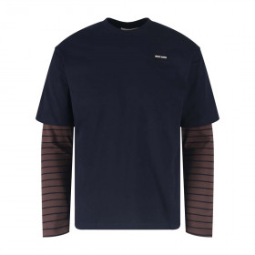 [Miu Miu] 미우미우 긴 소매 저지 티셔츠