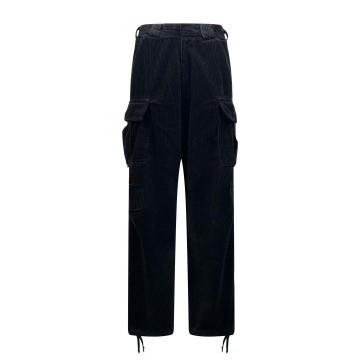 [Prada] 프라다 코듀로이 팬츠 카고 포켓츠 블랙