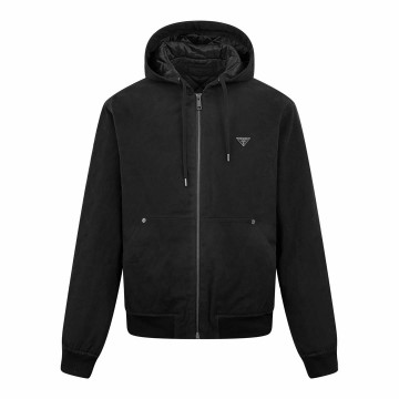 [Prada] 프라다 트라이앵글 로고 후드 자켓