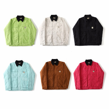 [Stussy] 스투시 워시드 캔버스 샵 자켓