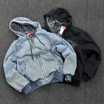 [Supreme] 슈프림 리플렉티브 아크 후드 워크 자켓