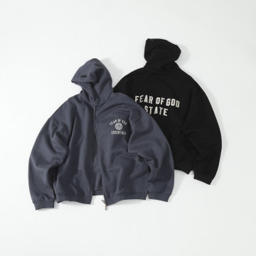 [FOG] 피어오브갓 에센셜 헤비 플리스 풀 집 후드
