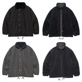 [The North Face] 노스페이스 퍼플라벨 울 보아 필드 리버시블 자켓