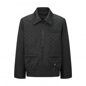 [LOUIS VUITTON] 루이비통 모노그램 자카드 블루종 자켓