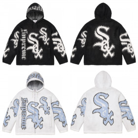 [Supreme] 슈프림 x 시카고 화이트 삭스 집업 후드 스웨터
