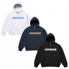 [Supreme] 슈프림 컬리지에이트 아플리케 집업 후드