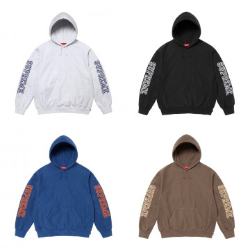 [Supreme] 슈프림 컬리지에이트 슬리브 후드 스웨트셔츠