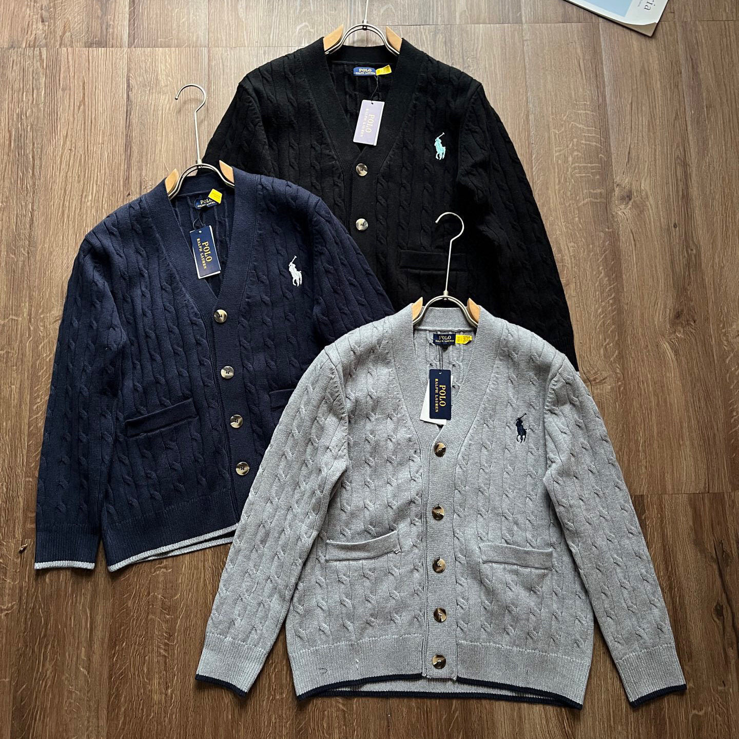 [Polo] 폴로 랄프로렌 케이블 니트 가디건