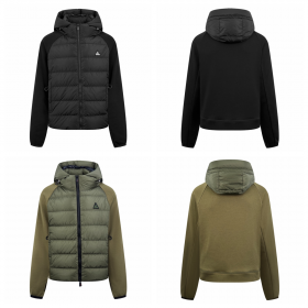 [Moncler] 몽클레어 그레노블 로고패치 퀼팅 자켓