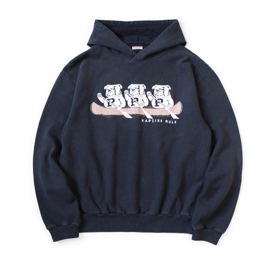 [KAPITAL] 캐피탈 플리스 후드 스웨트셔츠 P 불독 Pt