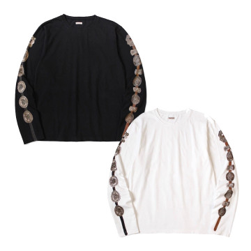 [KAPITAL] 캐피탈 20/코튼 클루론 콘초 벨트 슬리브 티셔츠