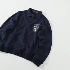 [Polo] 폴로 랄프로렌 그래픽 쿼터 집업 플리스 티셔츠