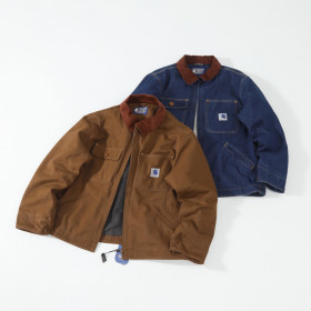[Carhartt] 칼하트 자켓 데님 크래프티드 셰르파 초어 자켓