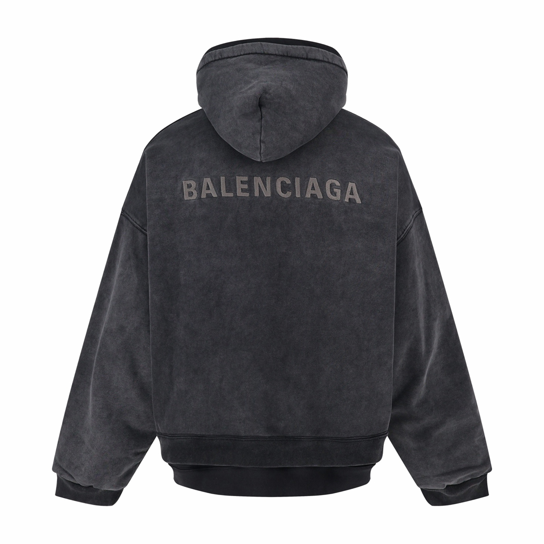 [Balenciaga] 발렌시아가 레이어드 후디 집업