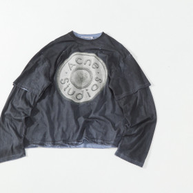 [Acne Studios] 아크네 스튜디오 레이어드 로고 티셔츠