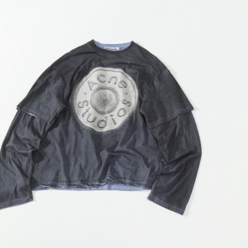 [Acne Studios] 아크네 스튜디오 레이어드 로고 티셔츠