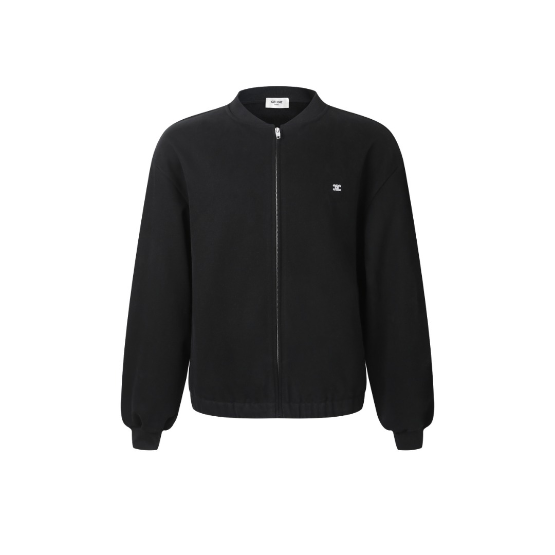 [Celine] 셀린느 코튼 플리스 테디 자켓 블랙