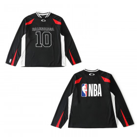 [Balenciaga] 발렌시아가 x NBA 콜라보레이션 오버사이즈 롱 슬리브 티셔츠