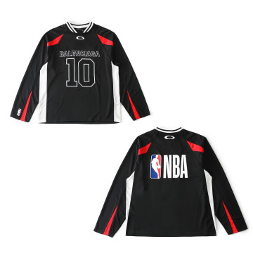 [Balenciaga] 발렌시아가 x NBA 콜라보레이션 오버사이즈 롱 슬리브 티셔츠