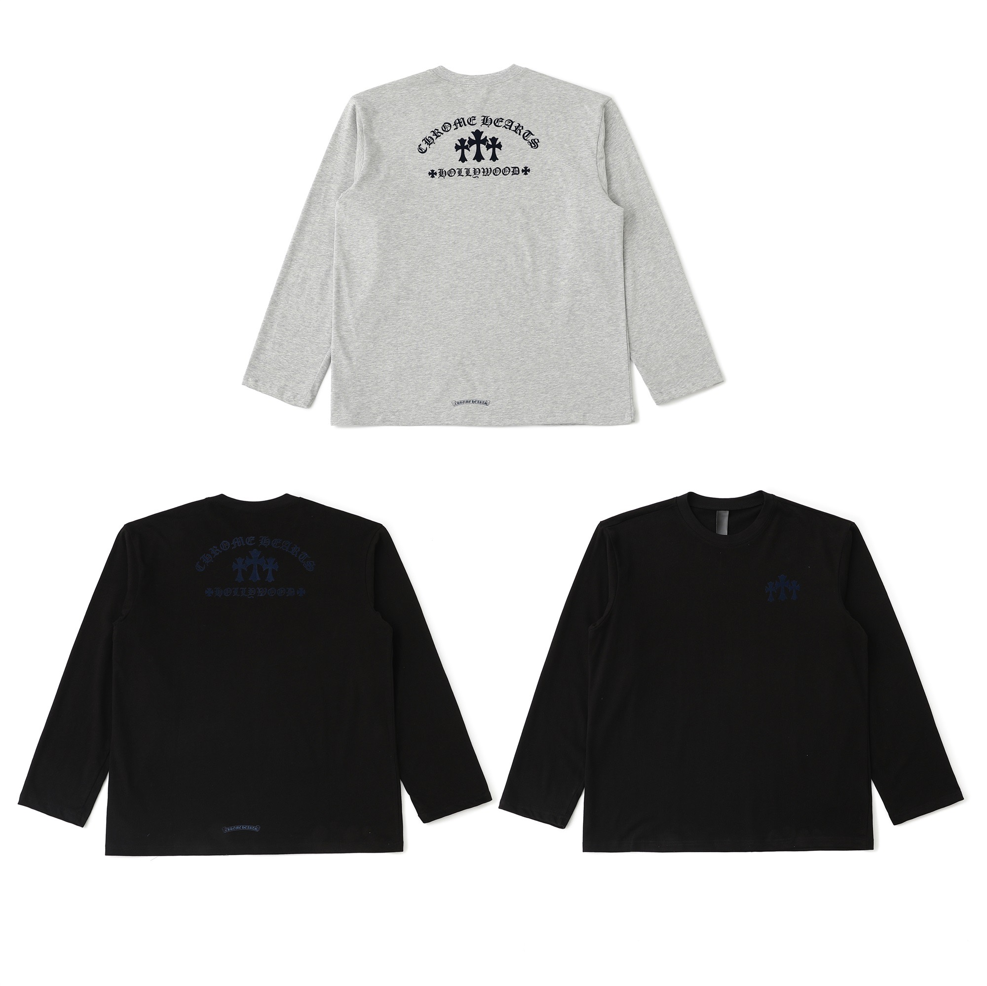 [chrome hearts] 크롬하츠 트리플 크로스 할리우드 롱슬리브 티셔츠