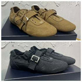 [PRADA] 프라다 컬랩스 캔버스 스니커즈 with 버클 스트랩