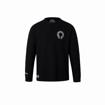 [Chrome Hearts] 크롬하츠 홀스슈 로고 와플 써멀 롱슬리브 티셔츠