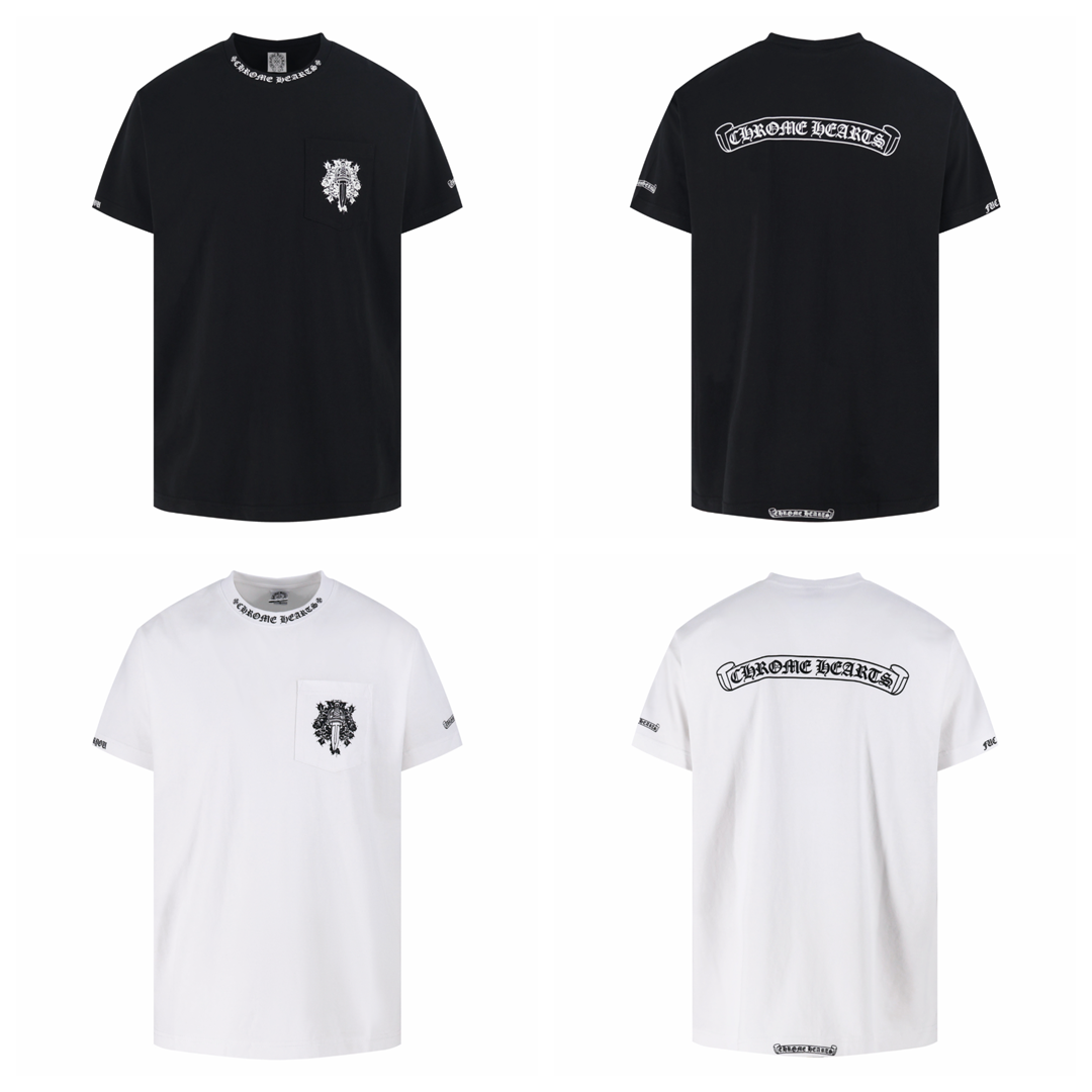 [Chrome Hearts] 크롬하츠 스크롤 대거 프린티 티셔츠