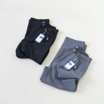 [The North Face] 노스페이스 퍼플라벨 폴리에스테르 울 옥스포드 와이드 테이퍼드 팬츠