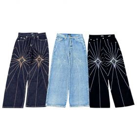 [Thug Club] 떠그클럽 체인 스티치 데님 팬츠